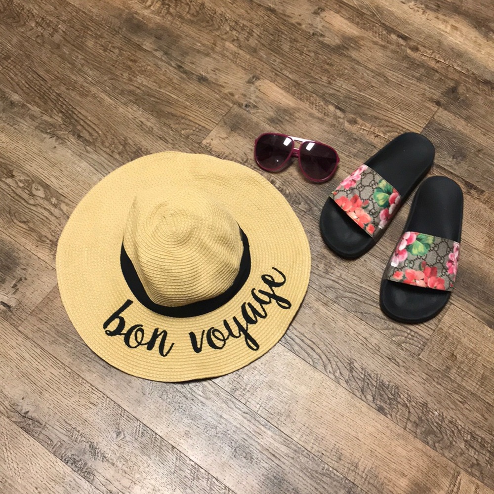 Bon Voyage Tan Sun Floppy Vacation Hat
